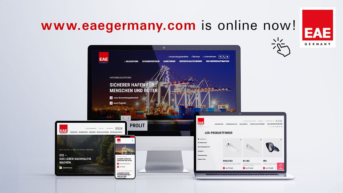 Our German subsidiary EAE Germany is online with a new website!